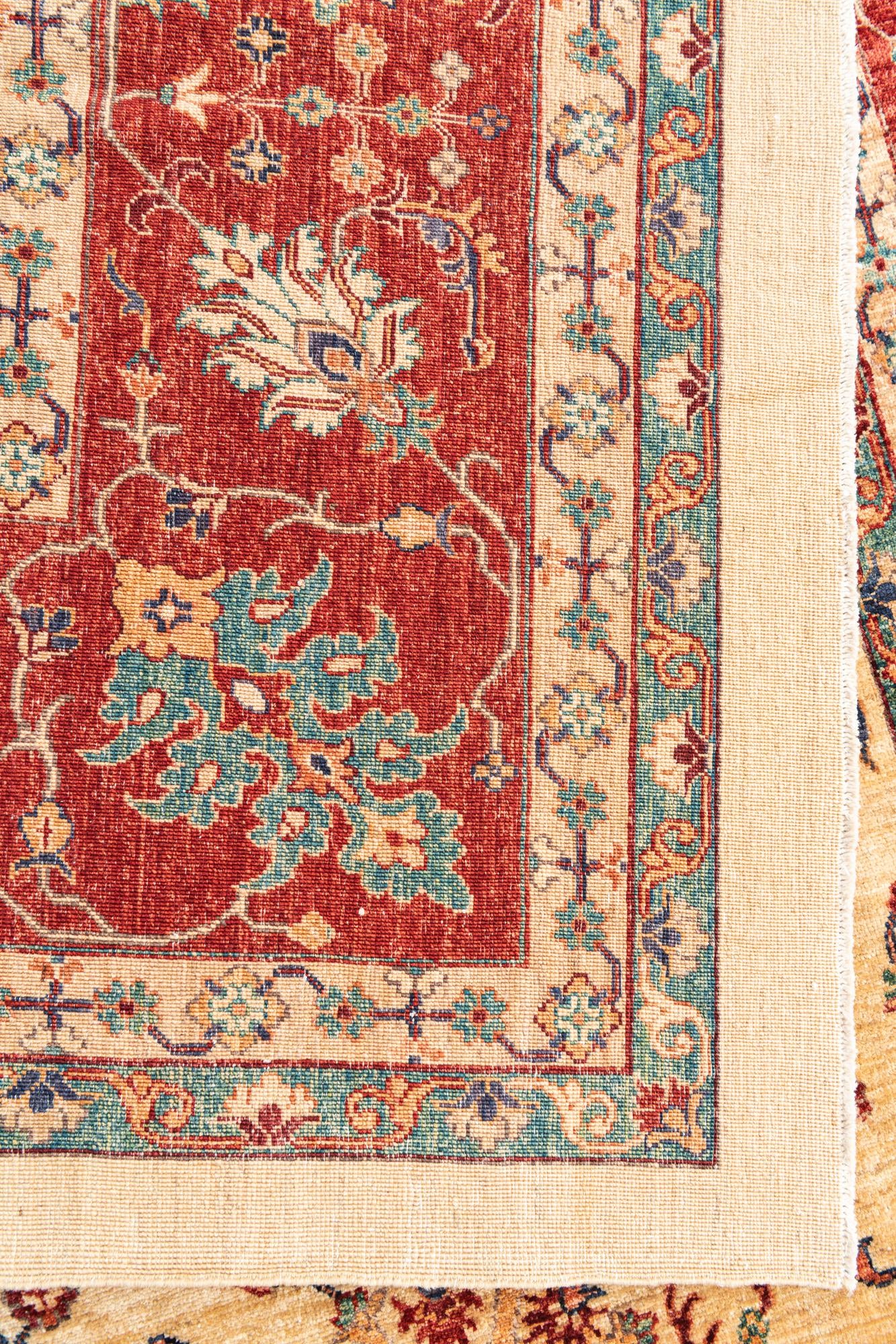 10' x 13' 4 Hand Knotted Ariana Ziegler Oriental Rug