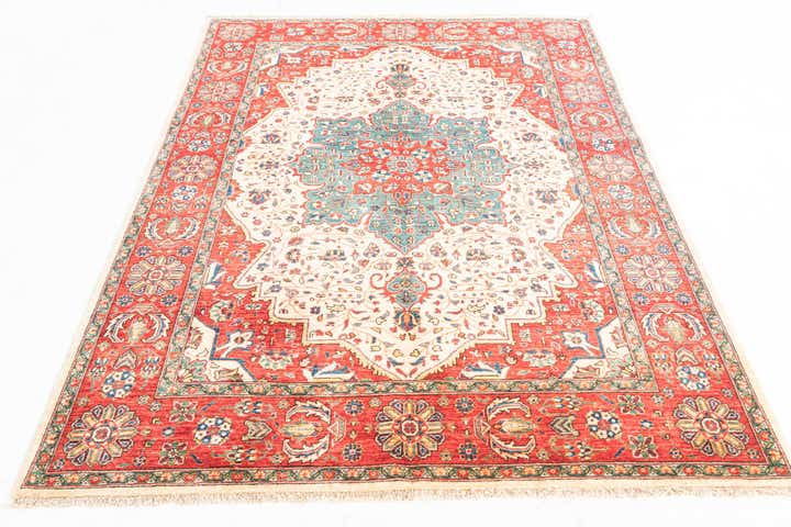 5' x 7' Hand Knotted Ariana Ziegler Oriental Rug