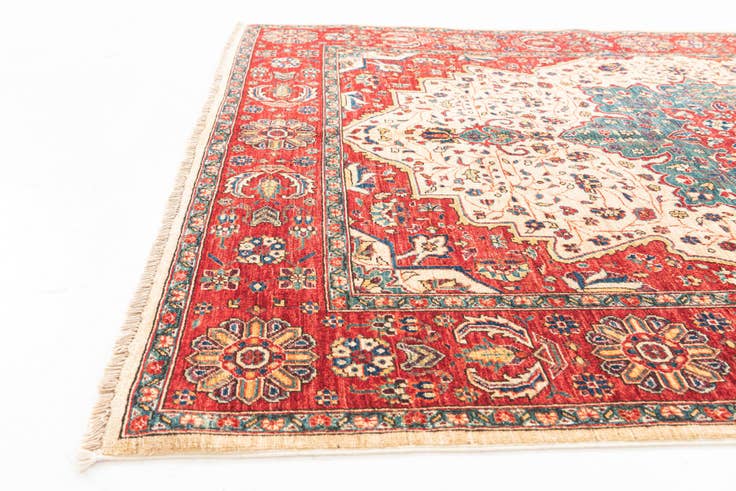 Detail image of 5' x 7' Hand Knotted Ariana Ziegler Oriental Rug