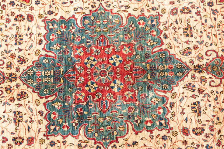Detail image of 5' x 7' Hand Knotted Ariana Ziegler Oriental Rug