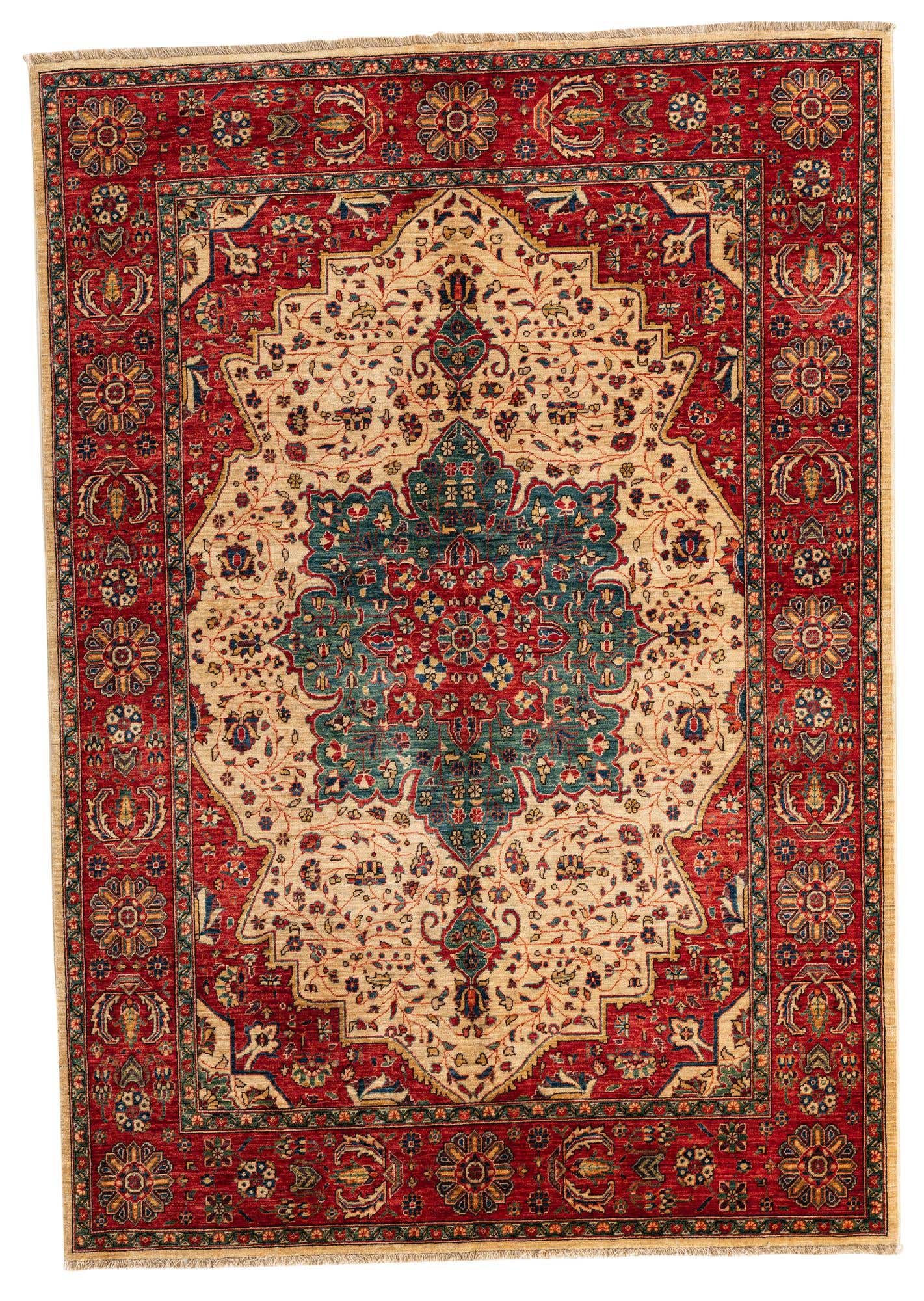 5' x 7' Hand Knotted Ariana Ziegler Oriental Rug