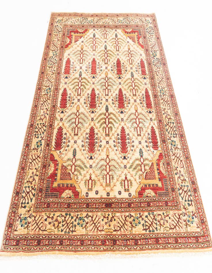 Detail image of 5' x 6' 6  Hand Knotted Ariana Ziegler Oriental Rug