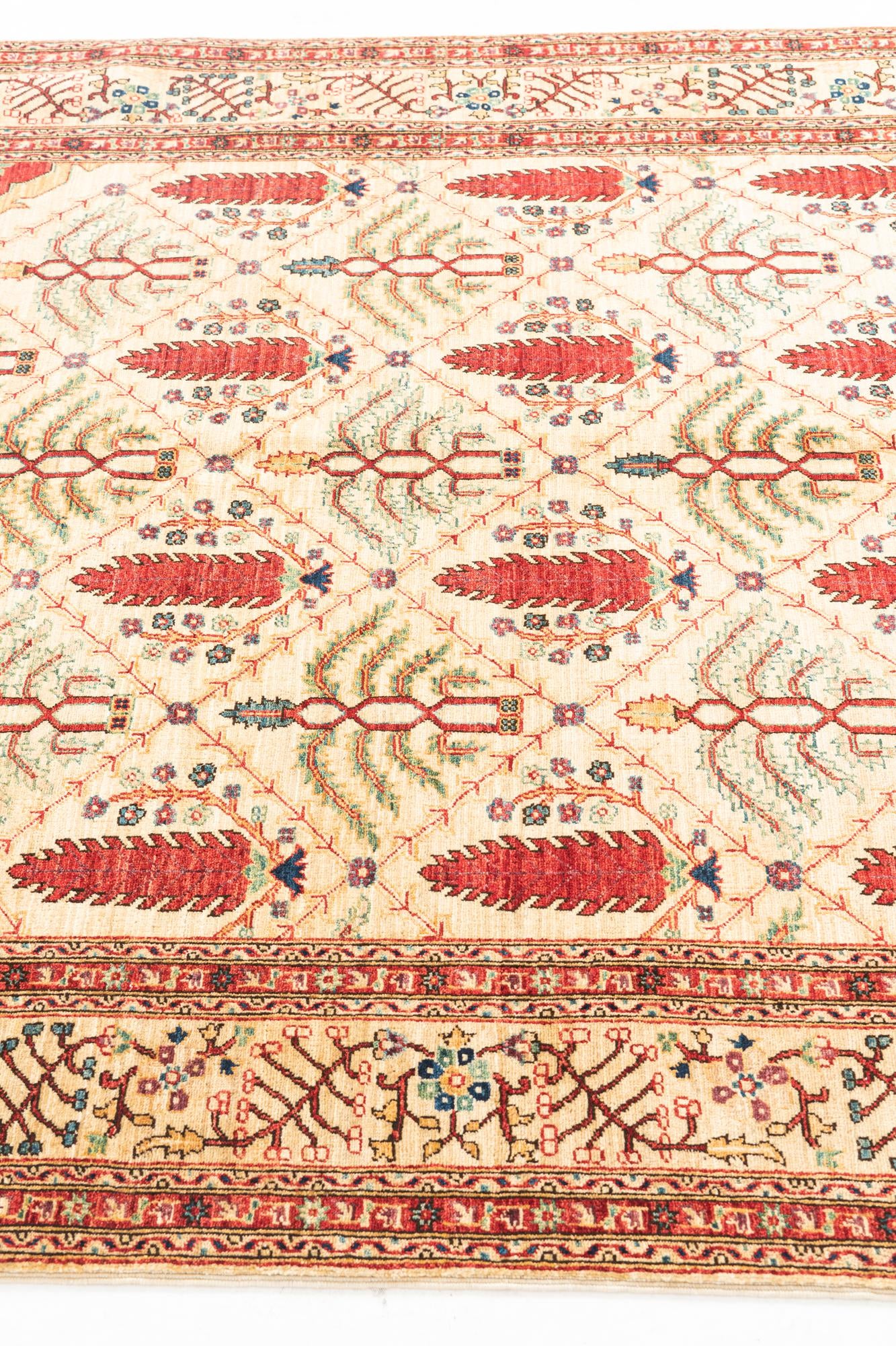5' x 6' 6 Hand Knotted Ariana Ziegler Oriental Rug