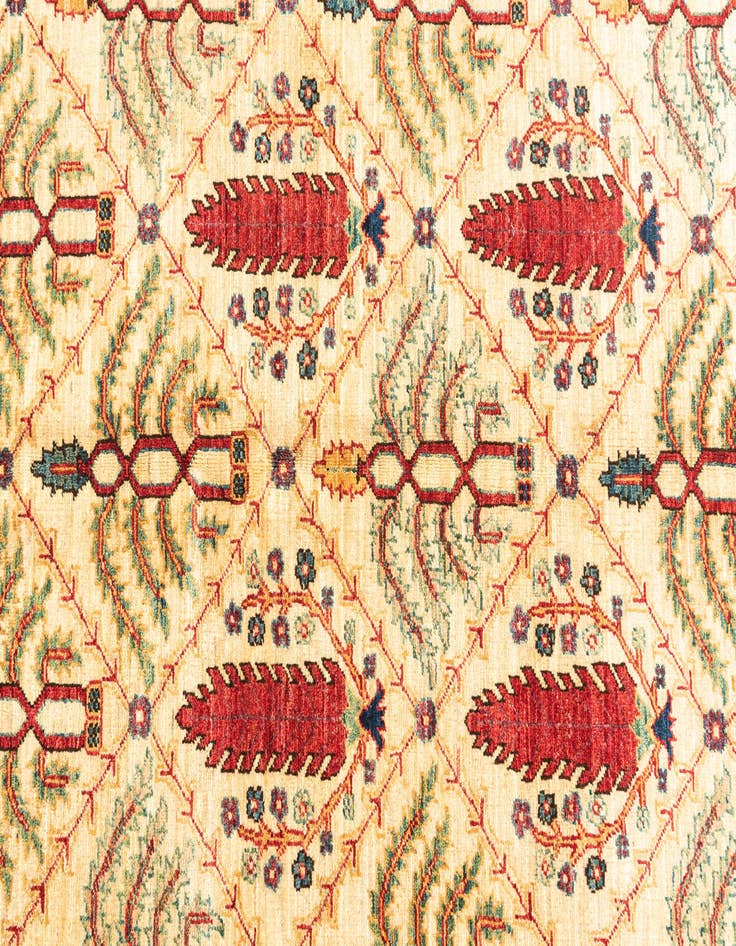 Detail image of 5' x 6' 6  Hand Knotted Ariana Ziegler Oriental Rug