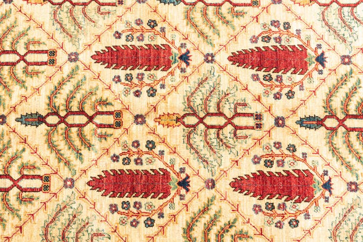 Detail image of 5' x 6' 6 Hand Knotted Ariana Ziegler Oriental Rug