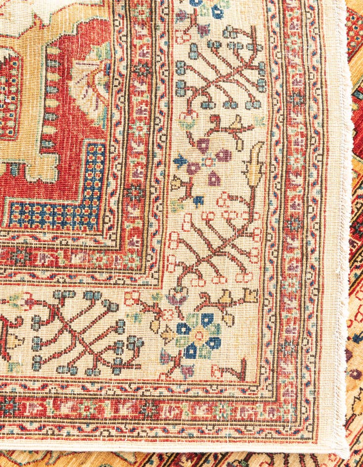 Detail image of 5' x 6' 6  Hand Knotted Ariana Ziegler Oriental Rug