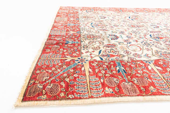 7' x 9' 7 Hand Knotted Ariana Ziegler Oriental Rug