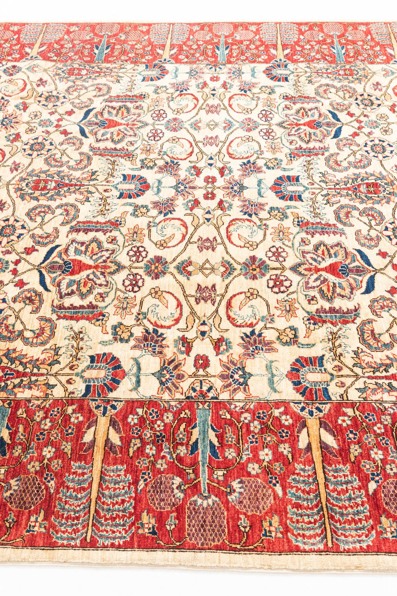 7' x 9' 7 Hand Knotted Ariana Ziegler Oriental Rug