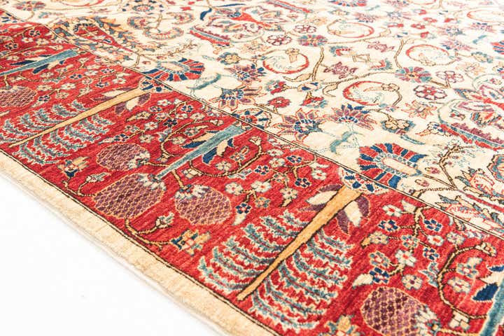7' x 9' 7 Hand Knotted Ariana Ziegler Oriental Rug