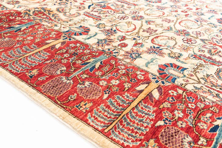Detail image of 7' x 9' 7 Hand Knotted Ariana Ziegler Oriental Rug