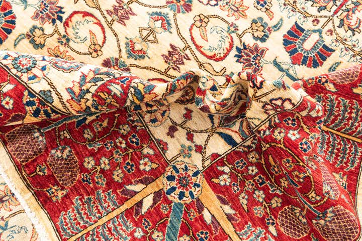 7' x 9' 7 Hand Knotted Ariana Ziegler Oriental Rug