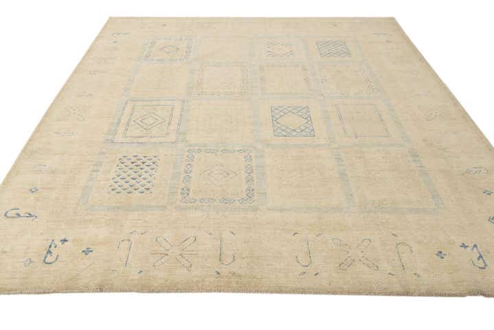 8' x 9' 3 Hand Knotted Ariana Ziegler Rug