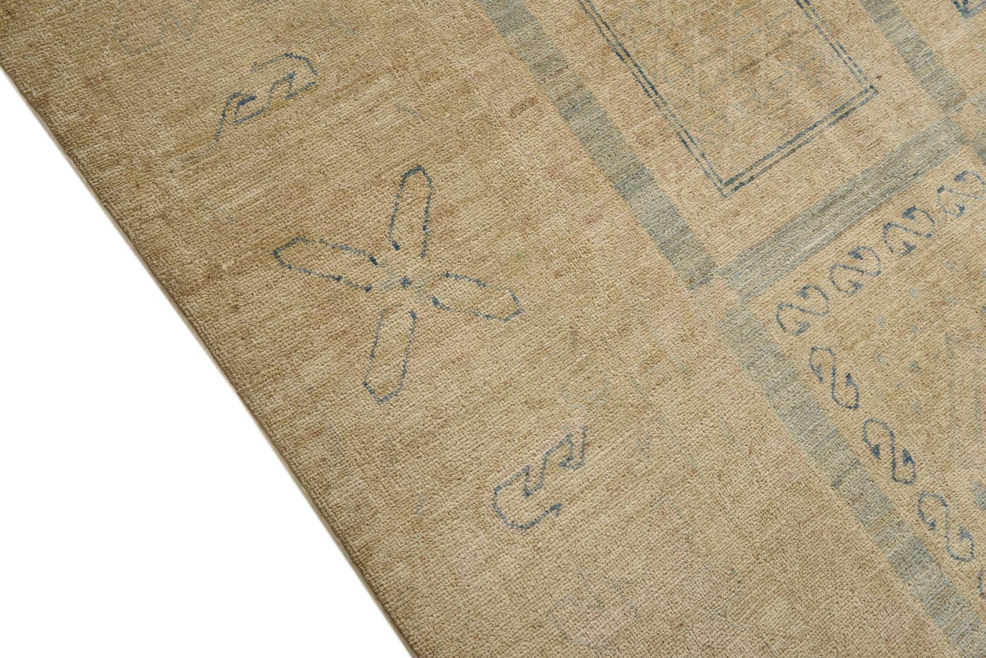 8' x 9' 3 Hand Knotted Ariana Ziegler Rug
