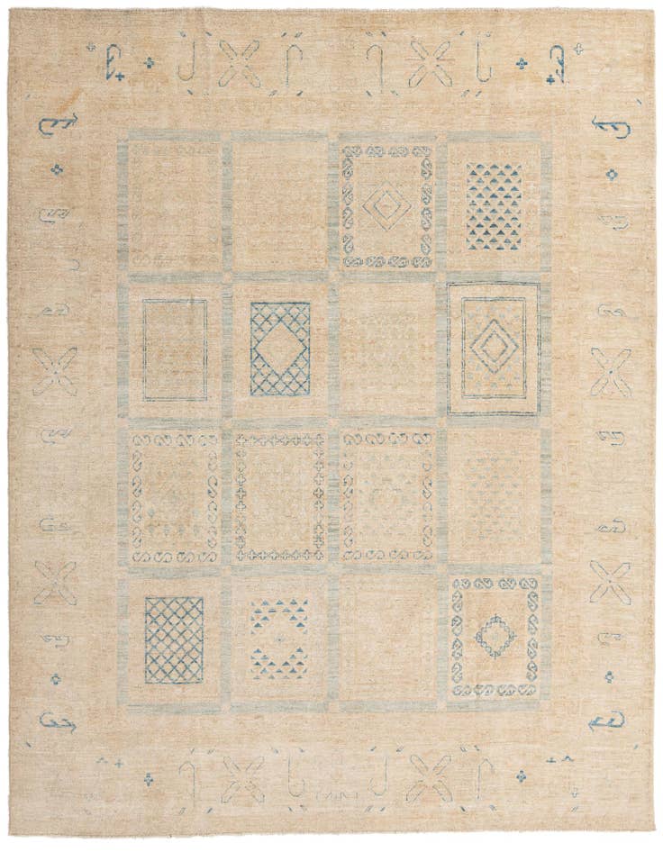 Detail image of 8' x 9' 3 Hand Knotted Ariana Ziegler Rug