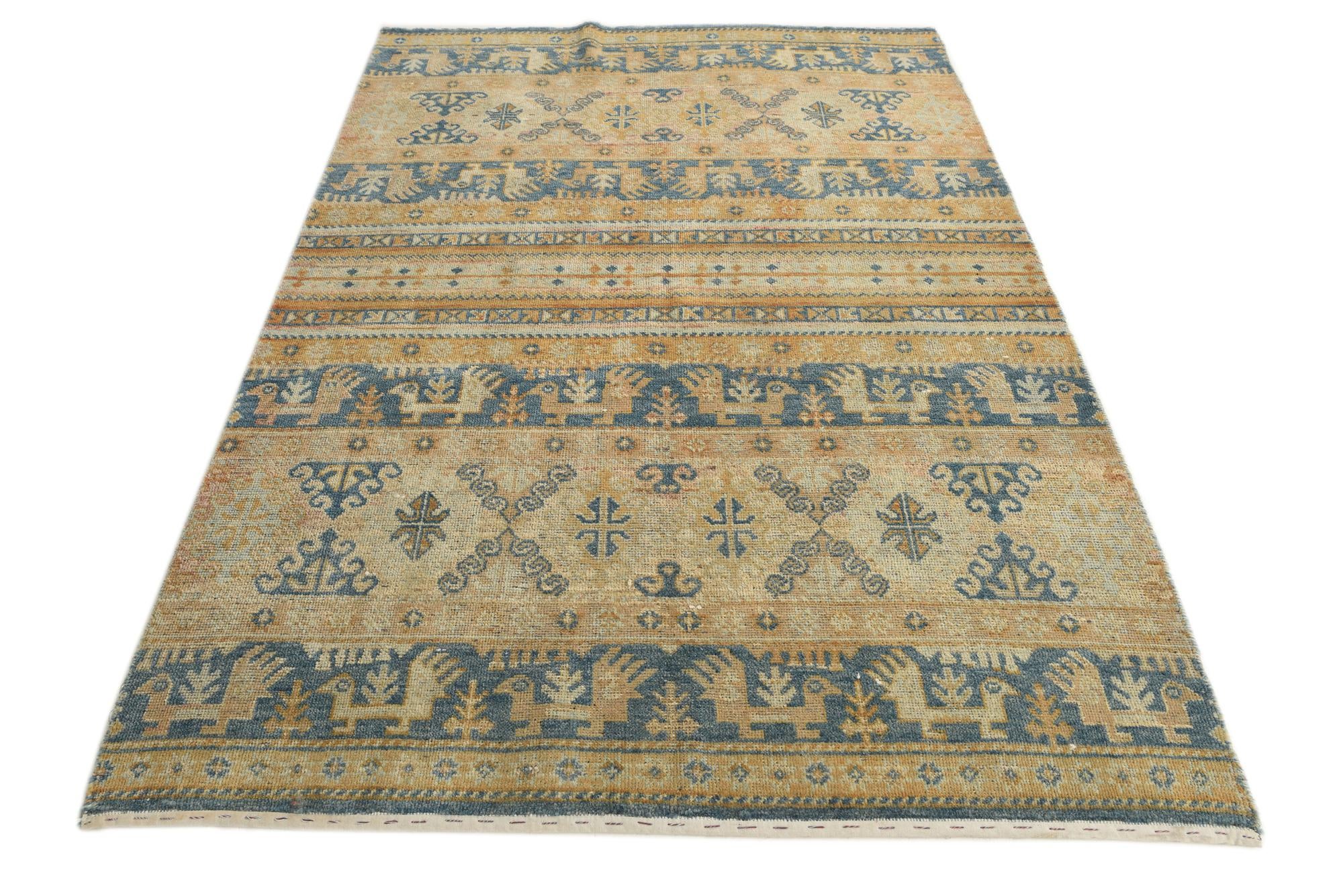 5' 3 x 7' 6 Hand Knotted Ariana Ziegler Rug