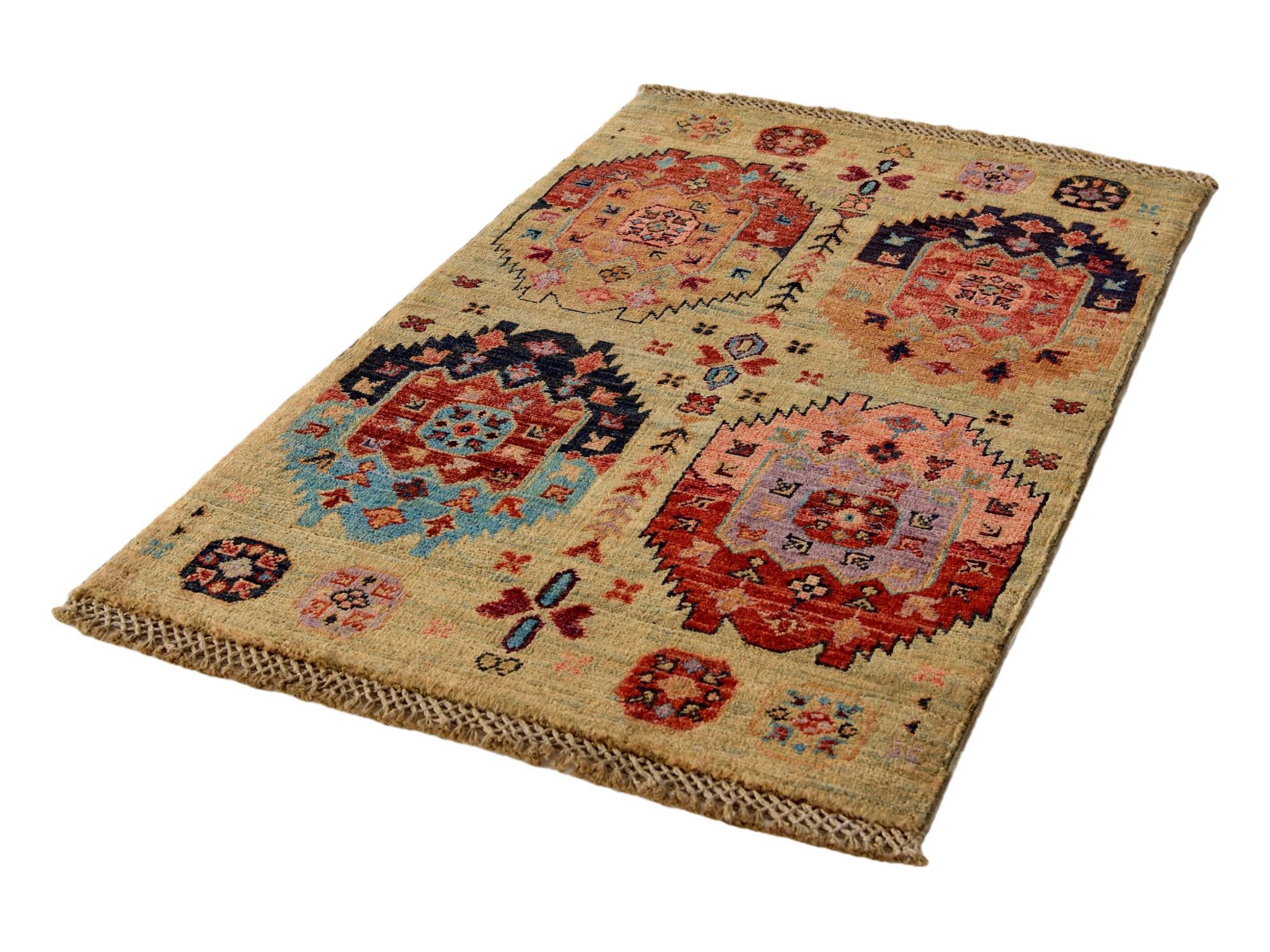 2' x 3' 2 Hand Knotted Ariana Ziegler Rug