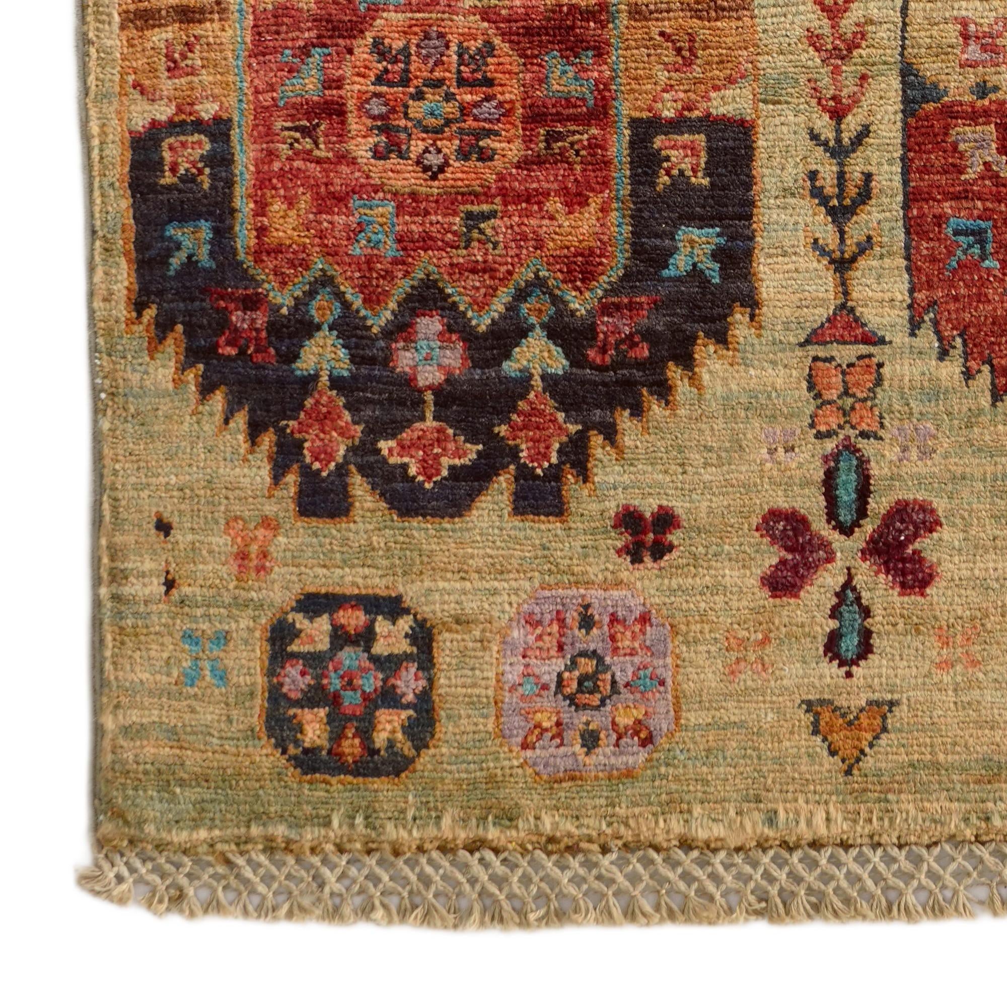 2' x 3' 2 Hand Knotted Ariana Ziegler Rug