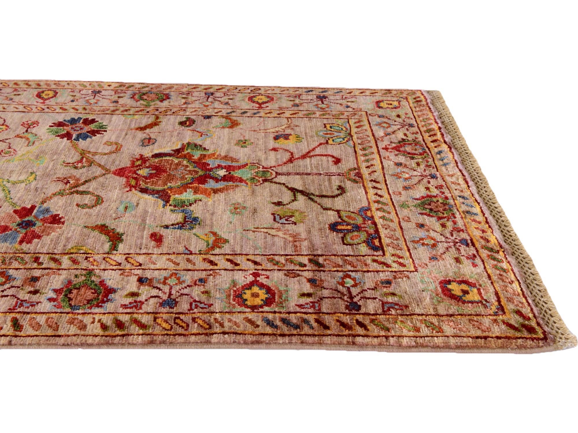 2' 7 x 4' 2 Hand Knotted Ariana Ziegler Rug
