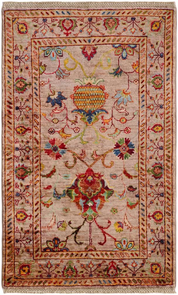 2' 7 x 4' 2 Hand Knotted Ariana Ziegler Rug