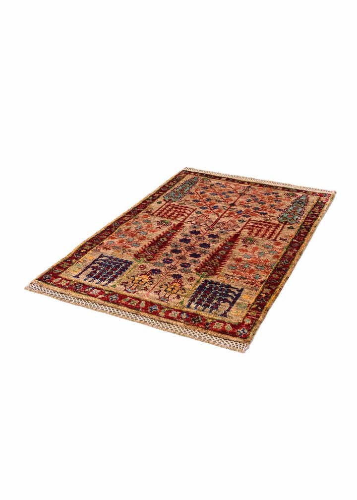 2' x 3' 2 Hand Knotted Ariana Ziegler Rug