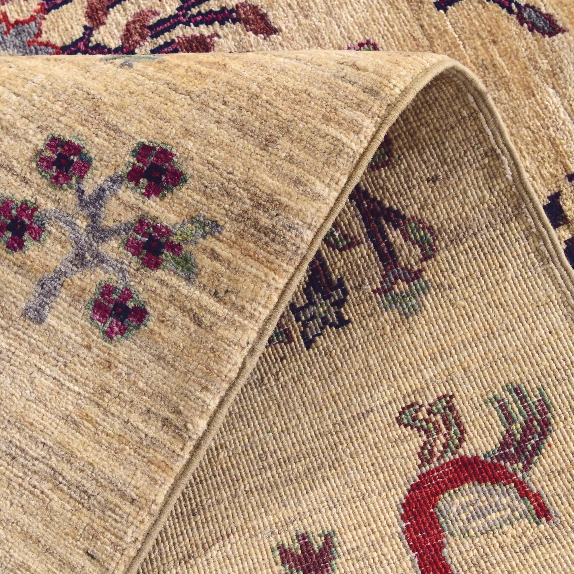 3' 4 x 5' Hand Knotted Ariana Ziegler Rug