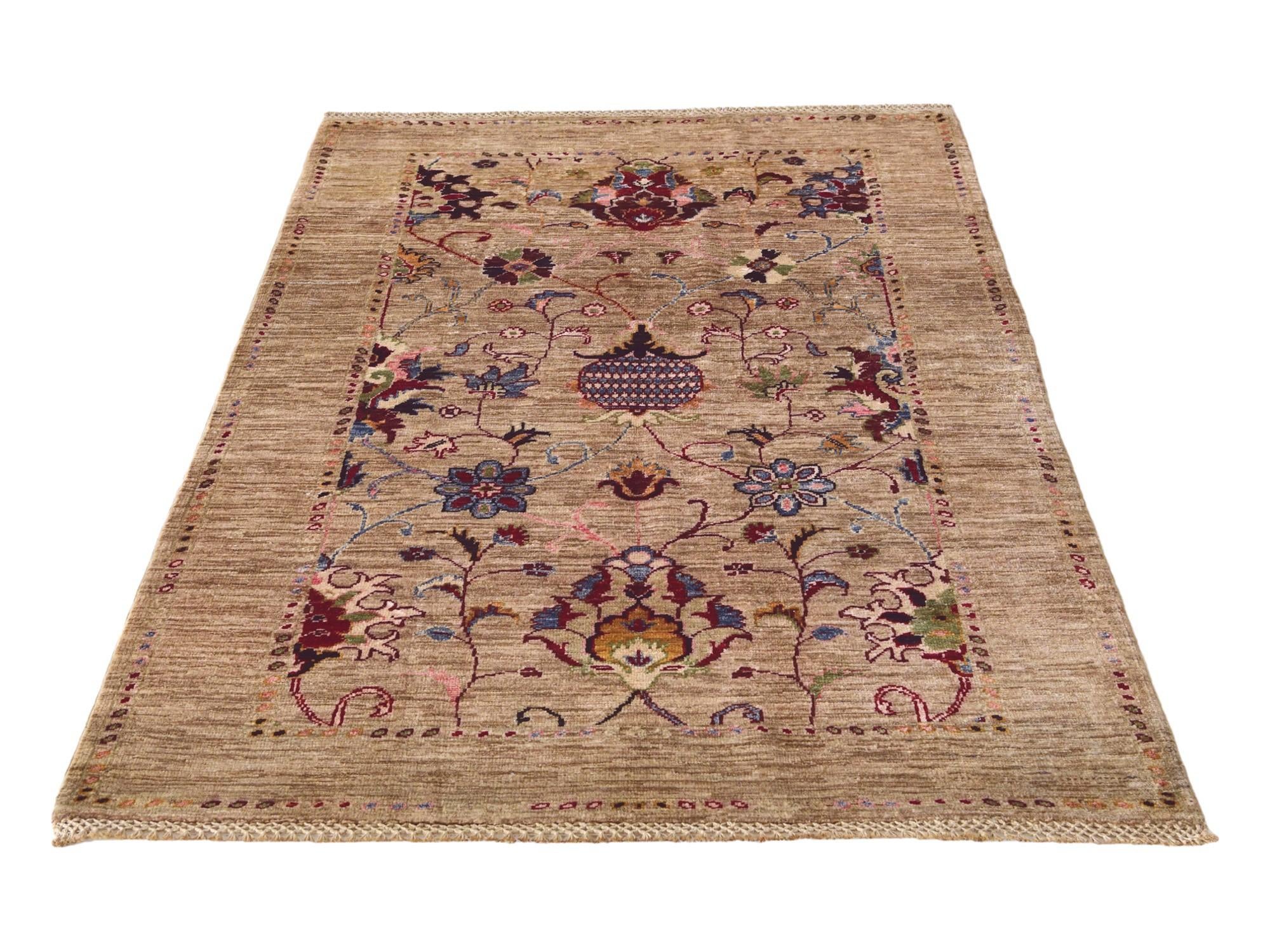 3' 4 x 5' 3 Hand Knotted Ariana Ziegler Rug