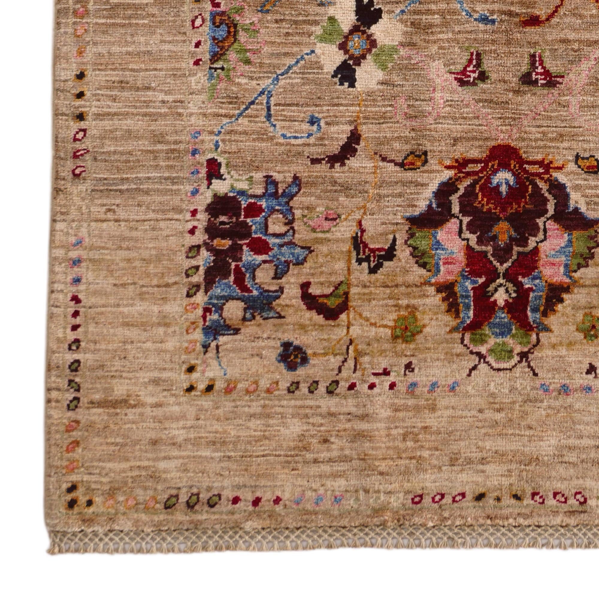 3' 4 x 5' 3 Hand Knotted Ariana Ziegler Rug