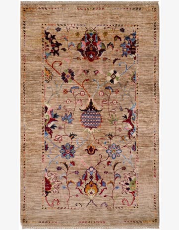 3' 4 x 5' 3 Hand Knotted Ariana Ziegler Rug