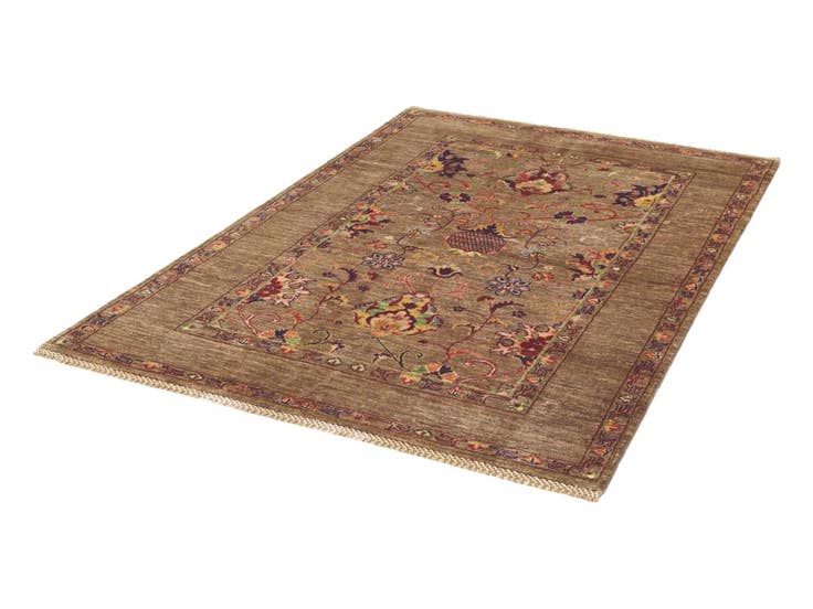 Detail image of 4' x 6' Hand Knotted Ariana Ziegler Rug