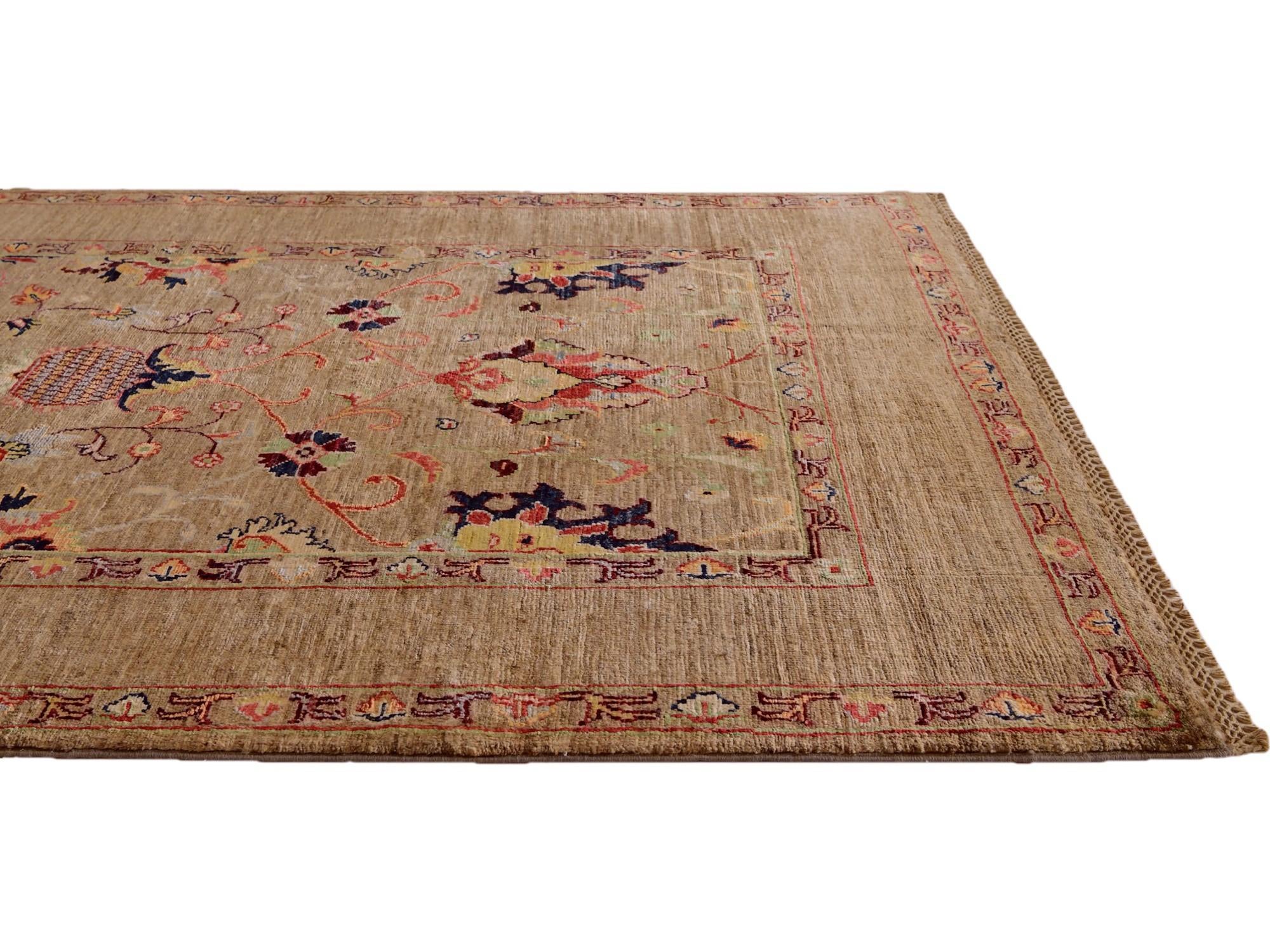 4' x 6' Hand Knotted Ariana Ziegler Rug
