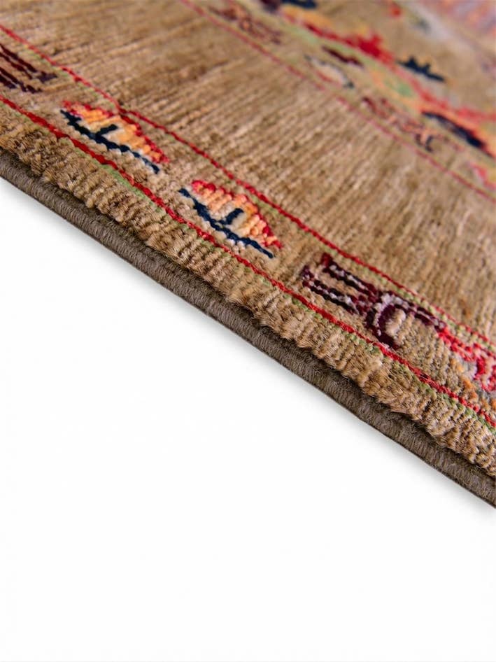 Detail image of 4' x 6' Hand Knotted Ariana Ziegler Rug