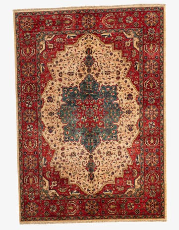5' x 7' Hand Knotted Ariana Ziegler Oriental Rug