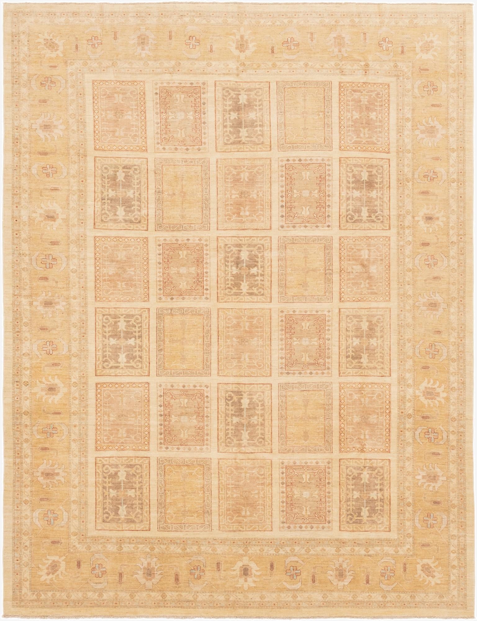 9' 8 x 12' 10  Hand Knotted Ariana Ziegler Rug