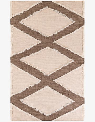 5' x 8' 2 Hand Woven Arizona Wool Rug