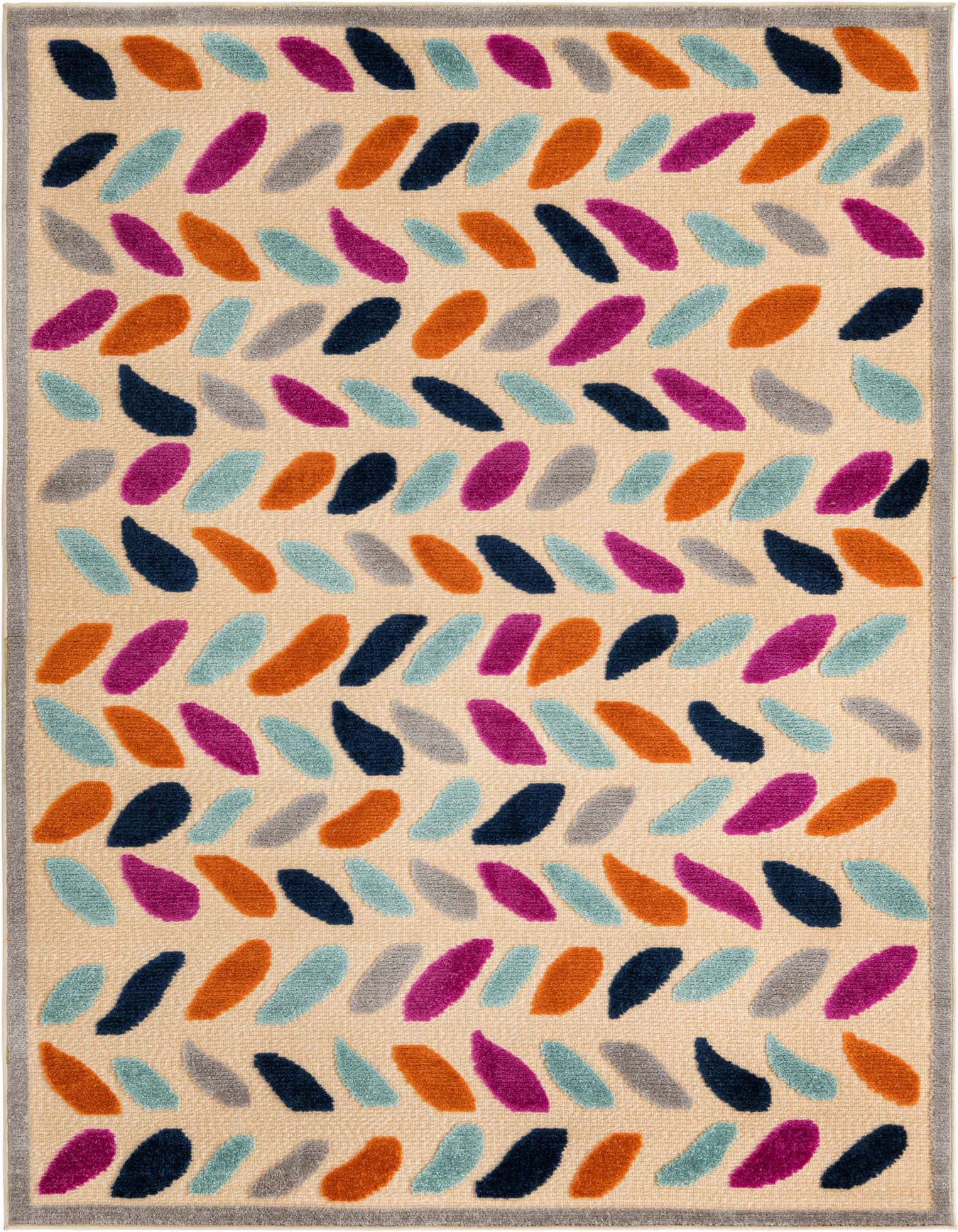 5' 3 x 8' Easy-Clean Aruba Indoor / Outdoor Rug