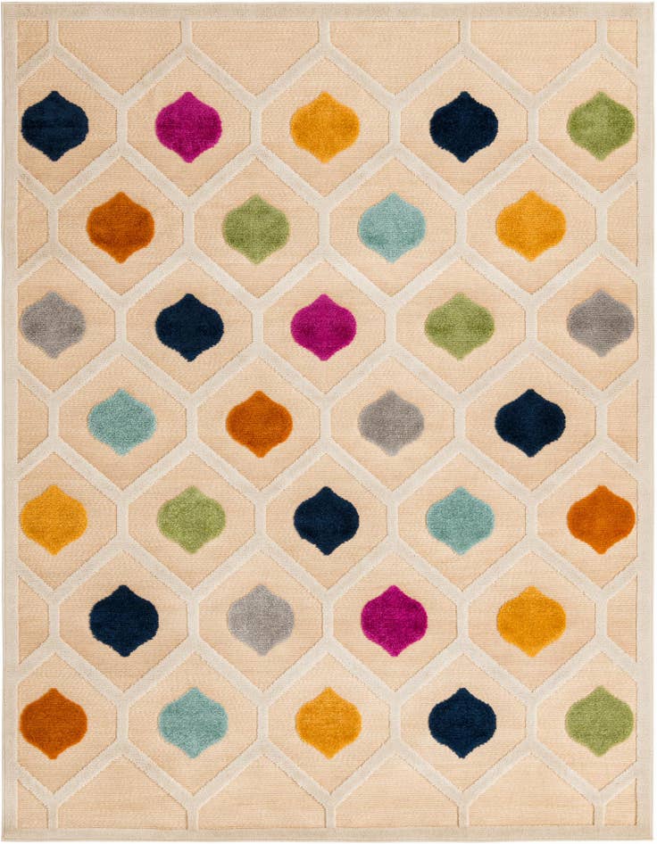 Detail image of 7' 10 x 10' Easy-Clean Aruba Indoor / Outdoor Rug