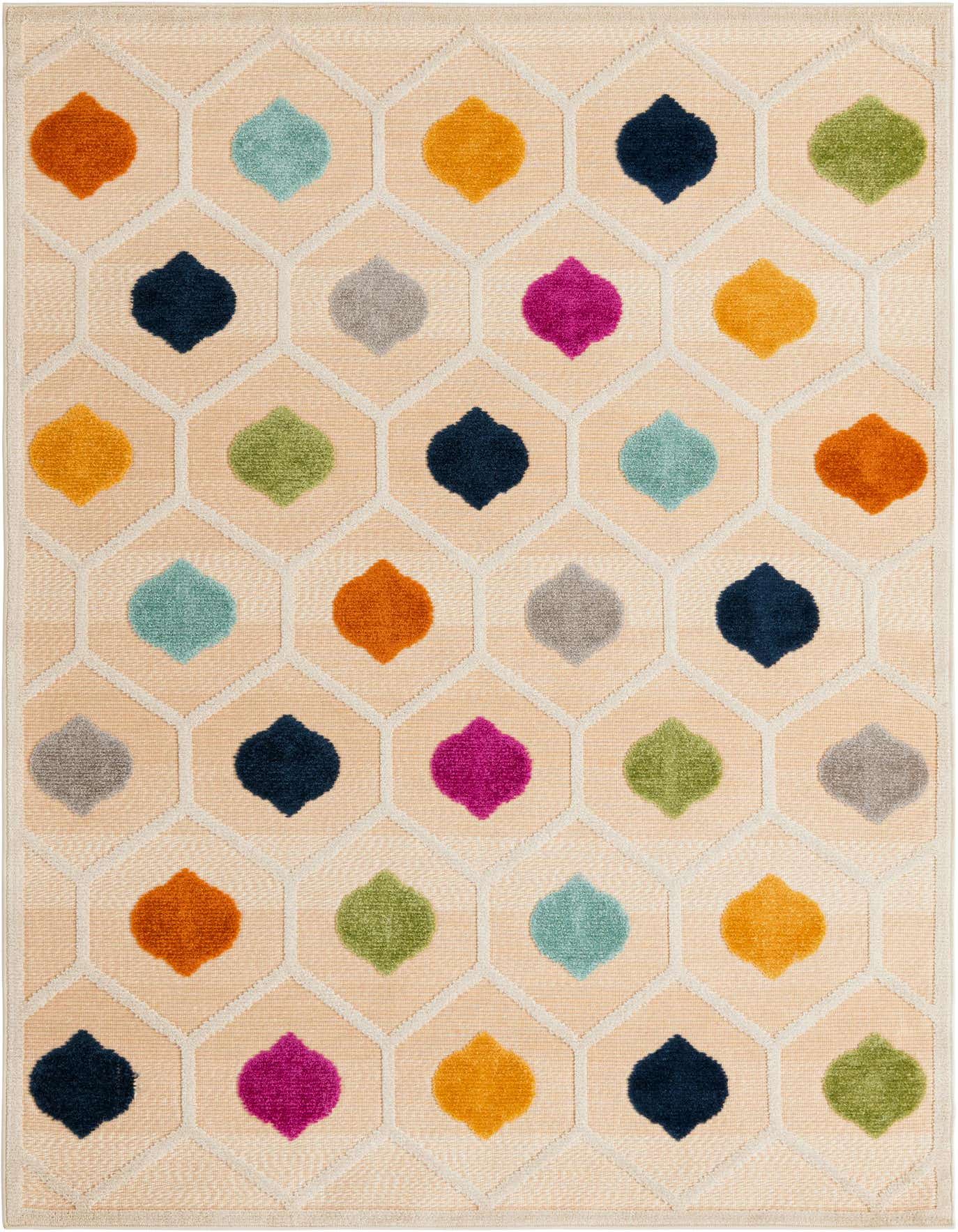 5' 3 x 8' Easy-Clean Aruba Indoor / Outdoor Rug