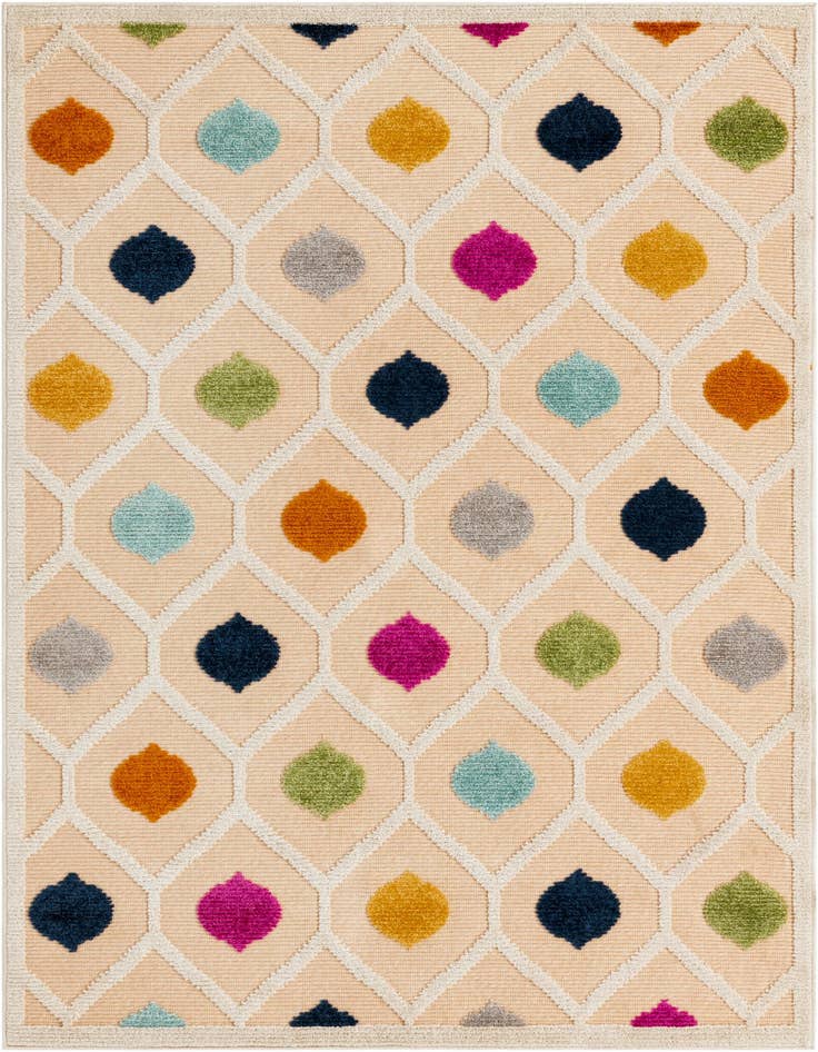 Detail image of 4' x 6' Easy-Clean Aruba Indoor / Outdoor Rug