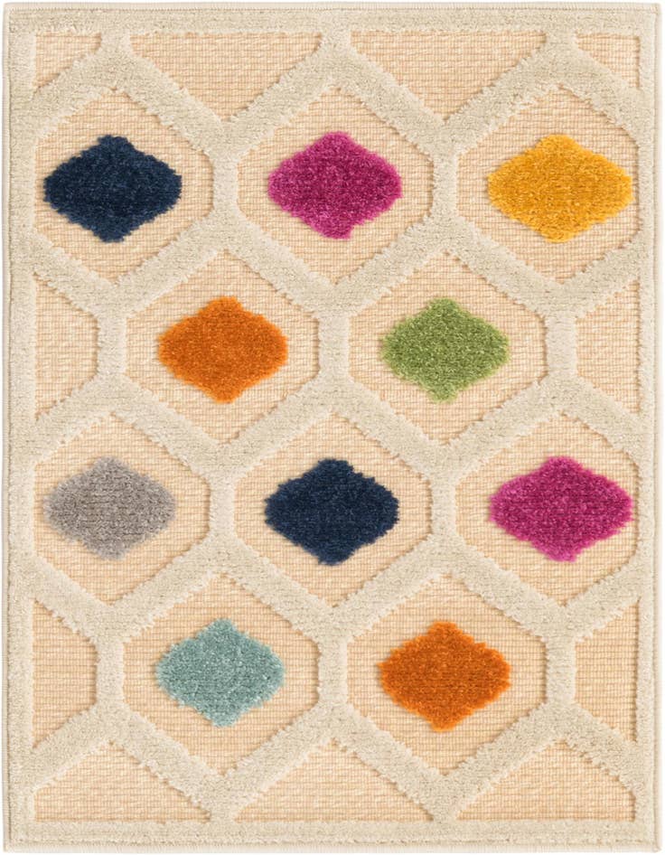 Detail image of 2' x 3' Easy-Clean Aruba Indoor / Outdoor Rug