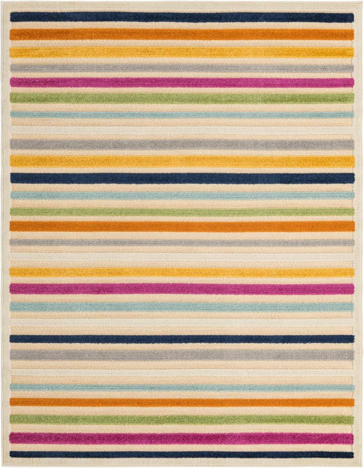 Detail image of 5' 3 x 8' Easy-Clean Aruba Indoor / Outdoor Rug