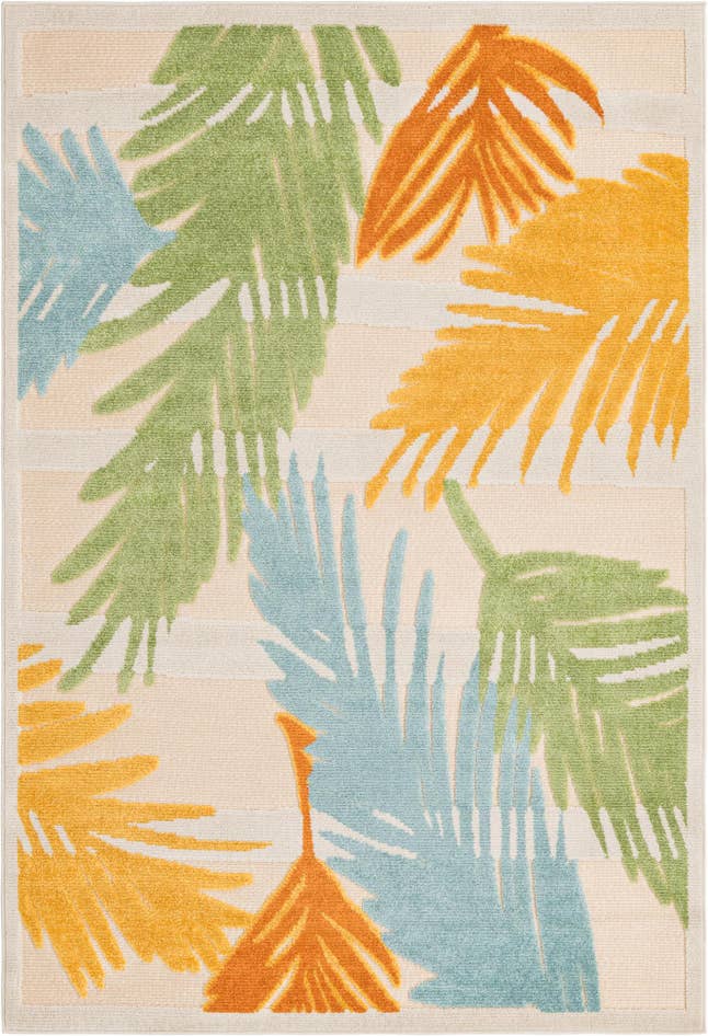Detail image of 5' 3 x 8' Easy-Clean Aruba Indoor / Outdoor Rug