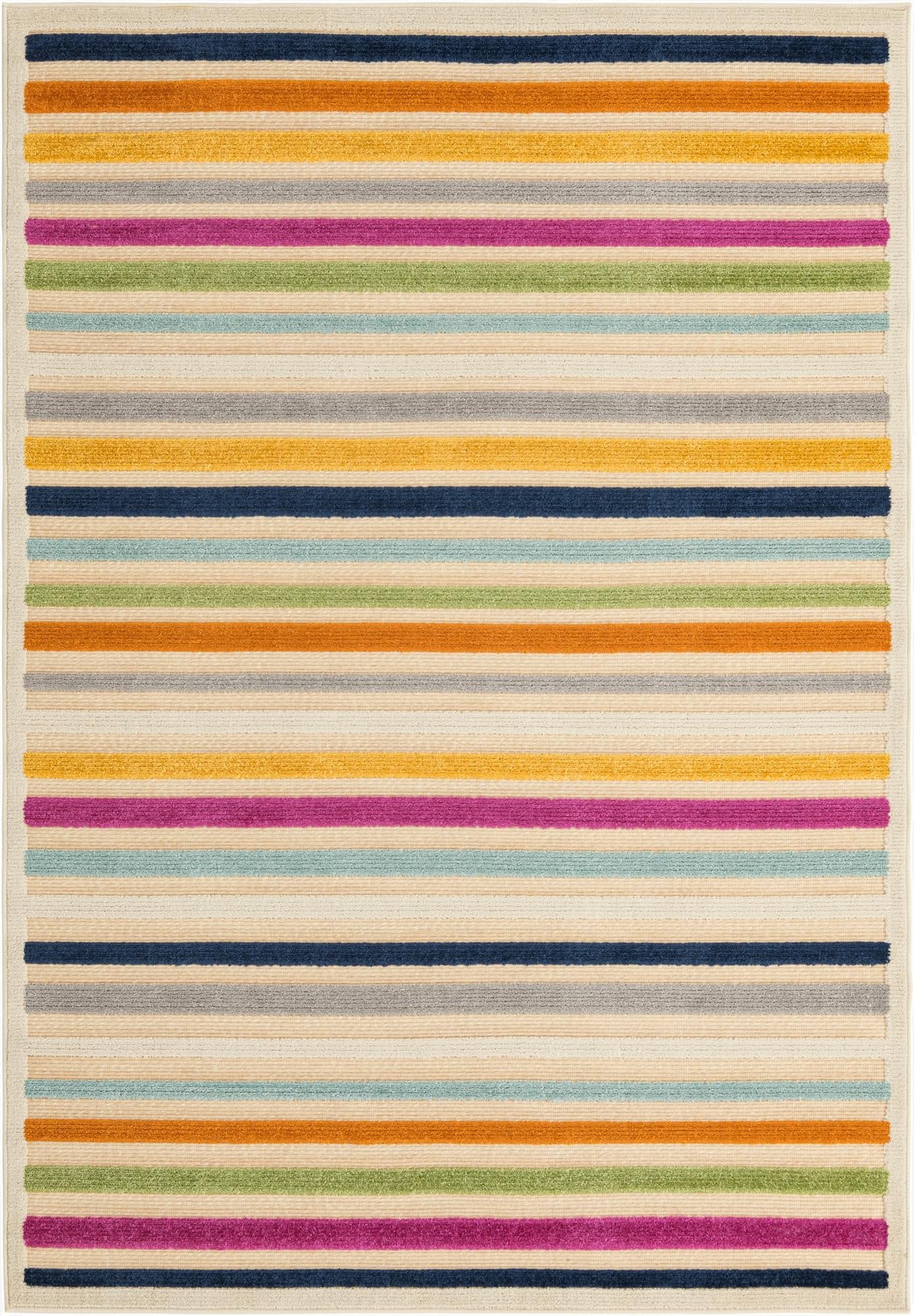 Primary image 5' 3 x 8'  Washable Aruba Indoor / Outdoor Rug