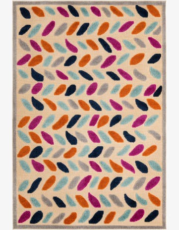 Beige Easy-Clean Aruba Indoor / Outdoor Rug