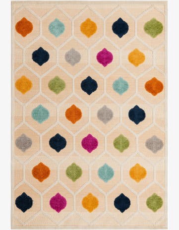 5' 3 x 8' Easy-Clean Aruba Indoor / Outdoor Rug