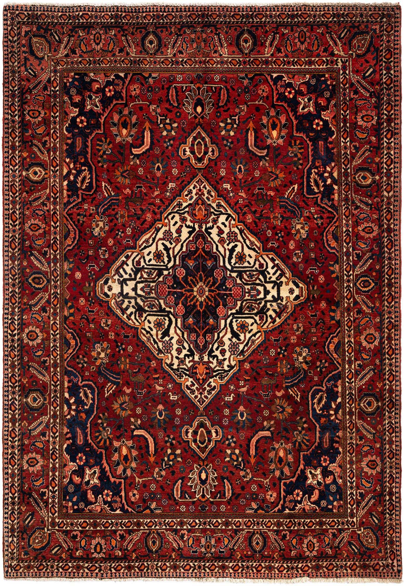 7' x 10' 1 Bachtiar Wool Rug