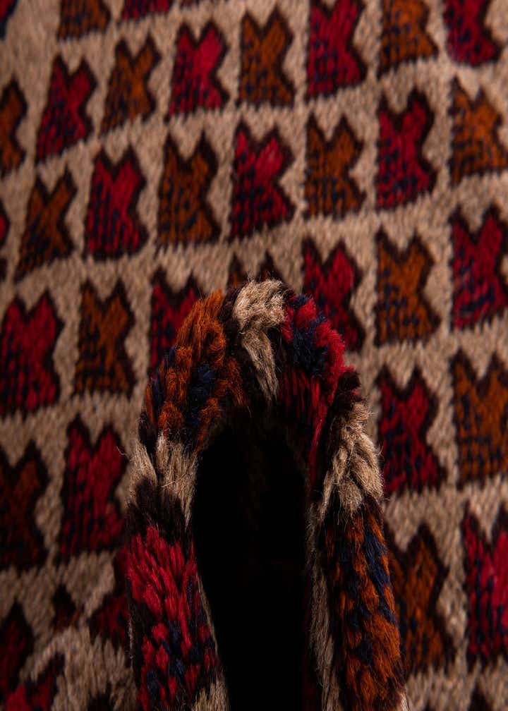 2' 10 x 4' 7 Hand Knotted Balouch Persian Wool Rug