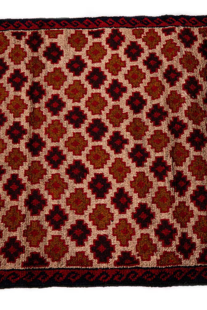 90cm x 135cm Handgeknüpft Balouch Persisch Wolle Teppich