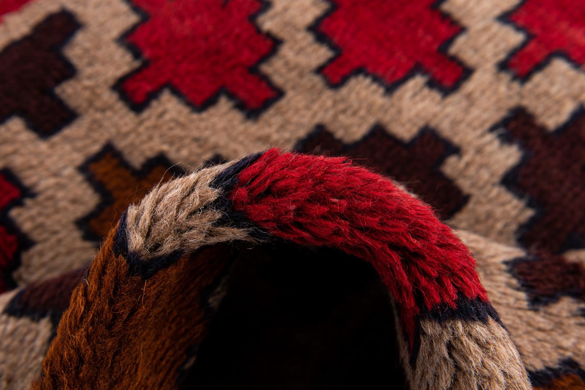 2' 10 x 4' 7 Hand Knotted Balouch Persian Wool Rug