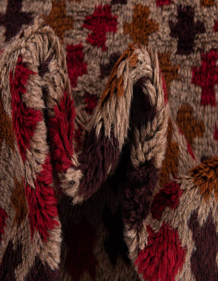 Detail image of 3' x 4' 9  Hand Knotted Balouch Persian Wool Rug