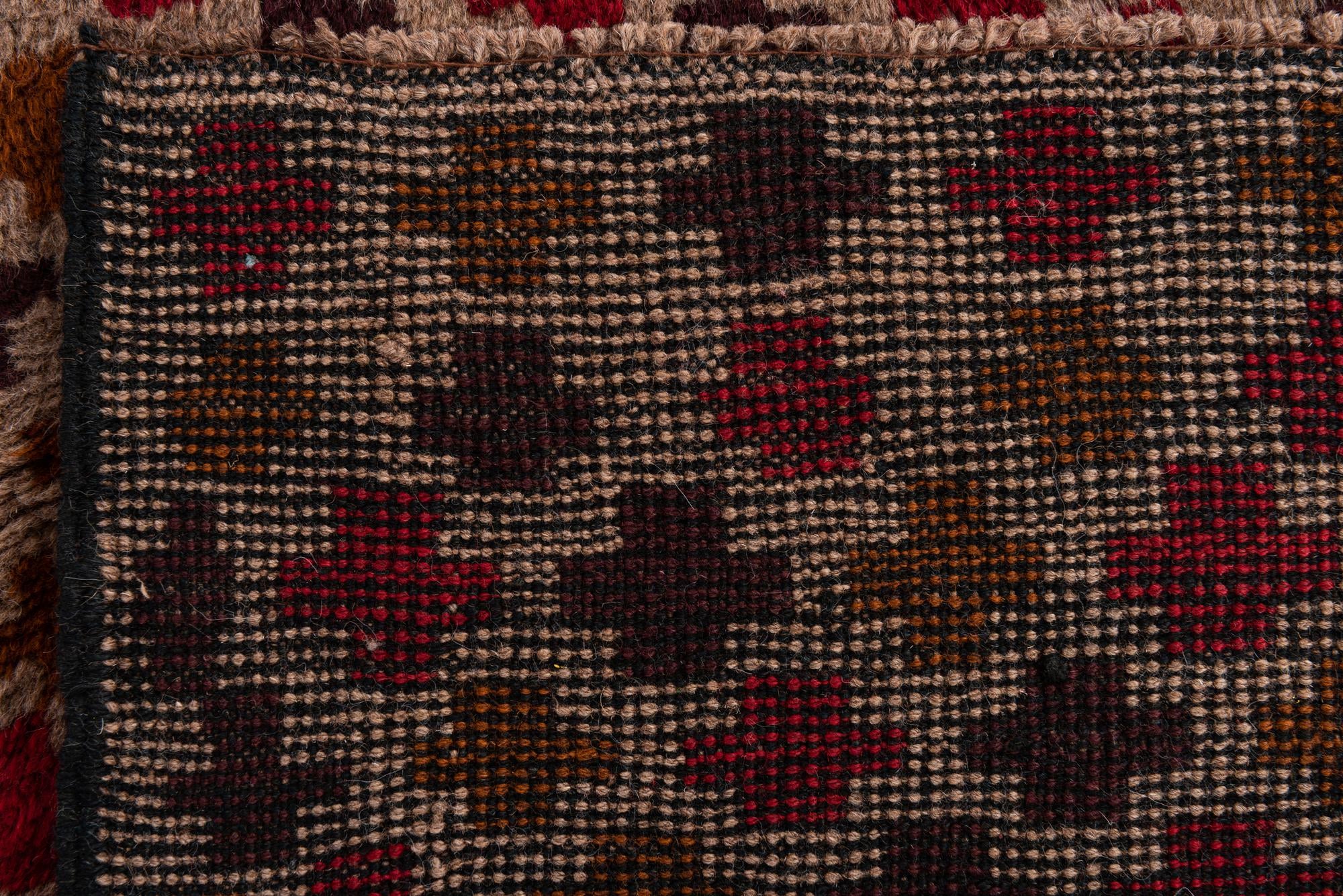 3' x 4' 9 Hand Knotted Balouch Persian Wool Rug